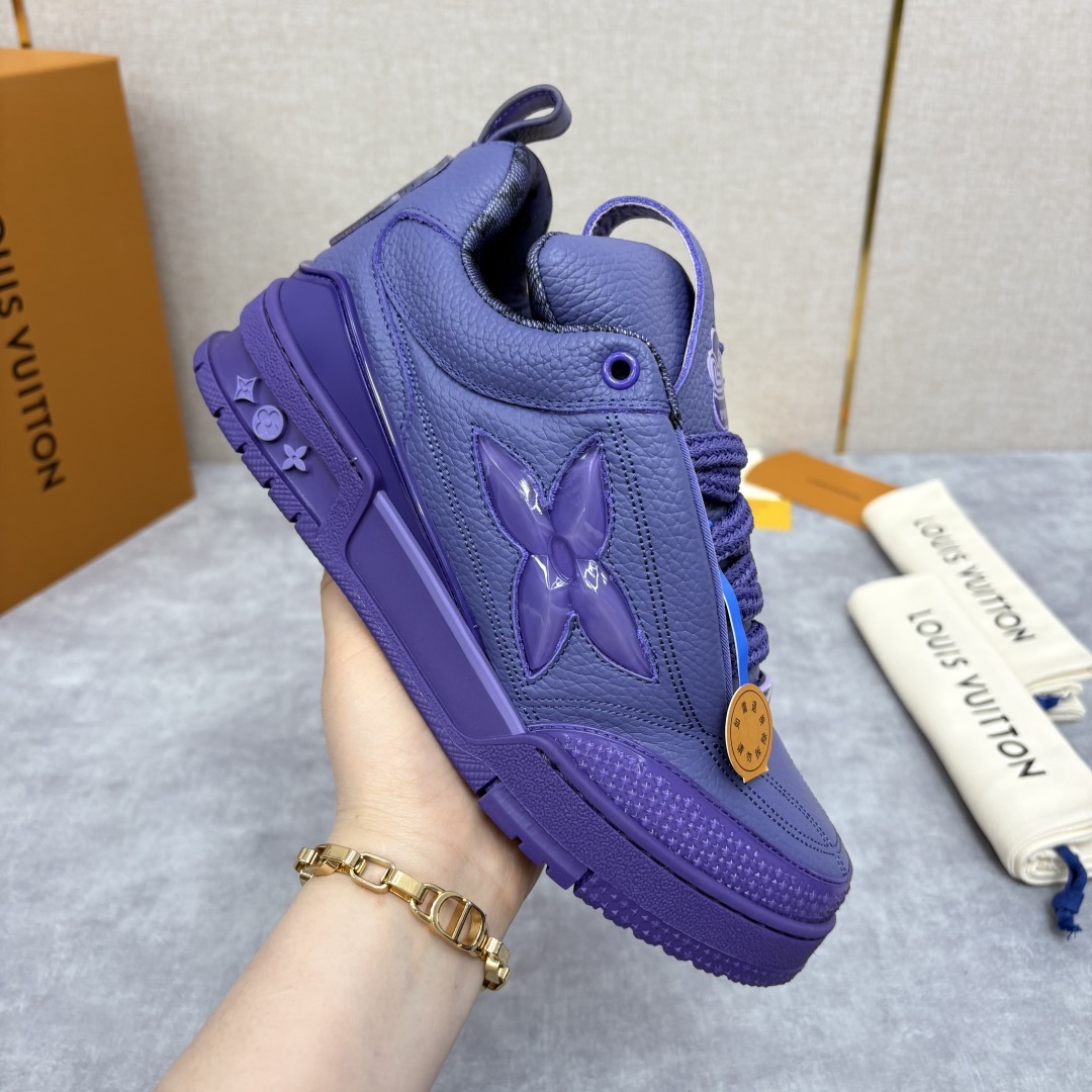 💋💍L家新品 SKATE 复古运动鞋面包鞋 官方 11,100 本款 L*V Skate 运动鞋