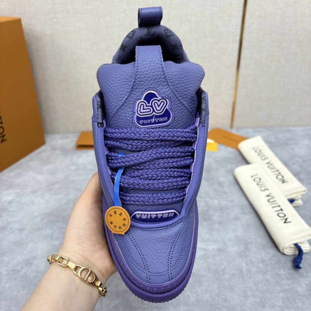 💋💍L家新品 SKATE 复古运动鞋面包鞋 官方 11,100 本款 L*V Skate 运动鞋
