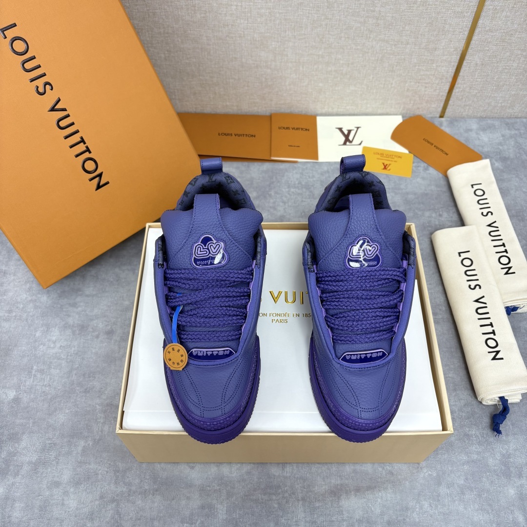 💋💍L家新品 SKATE 复古运动鞋面包鞋 官方 11,100 本款 L*V Skate 运动鞋