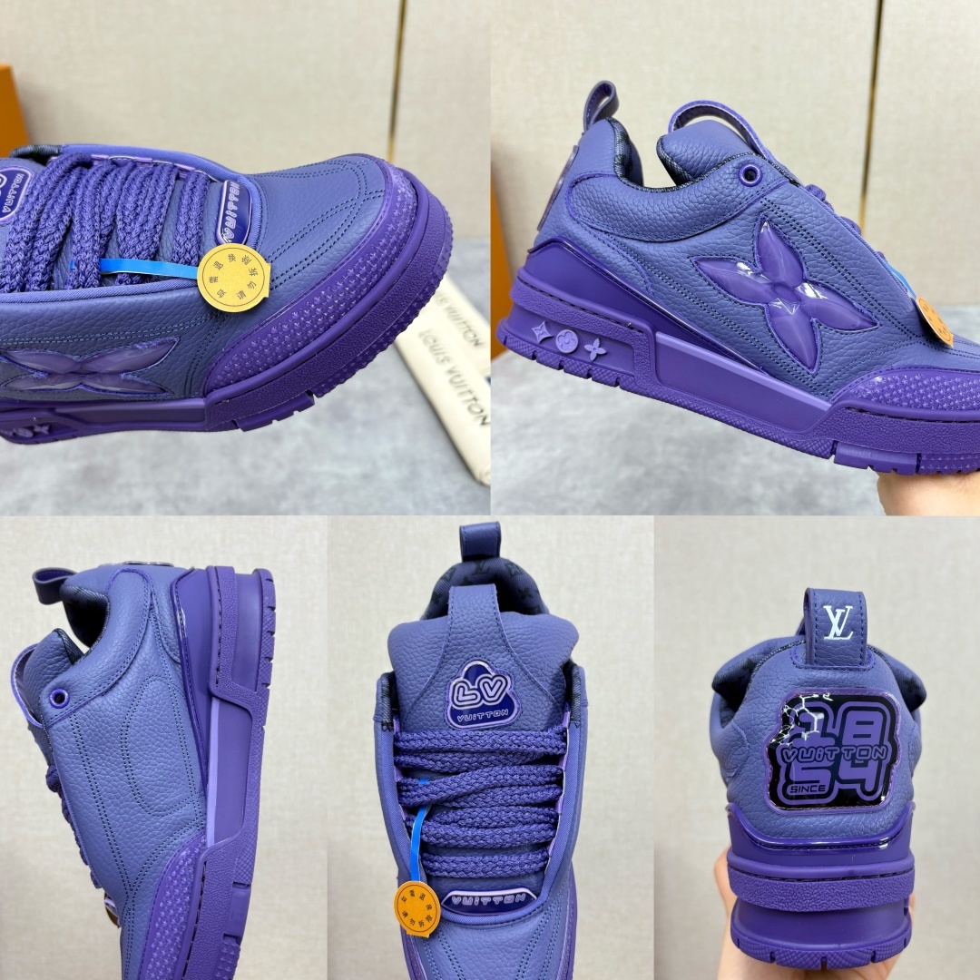 💋💍L家新品 SKATE 复古运动鞋面包鞋 官方 11,100 本款 L*V Skate 运动鞋