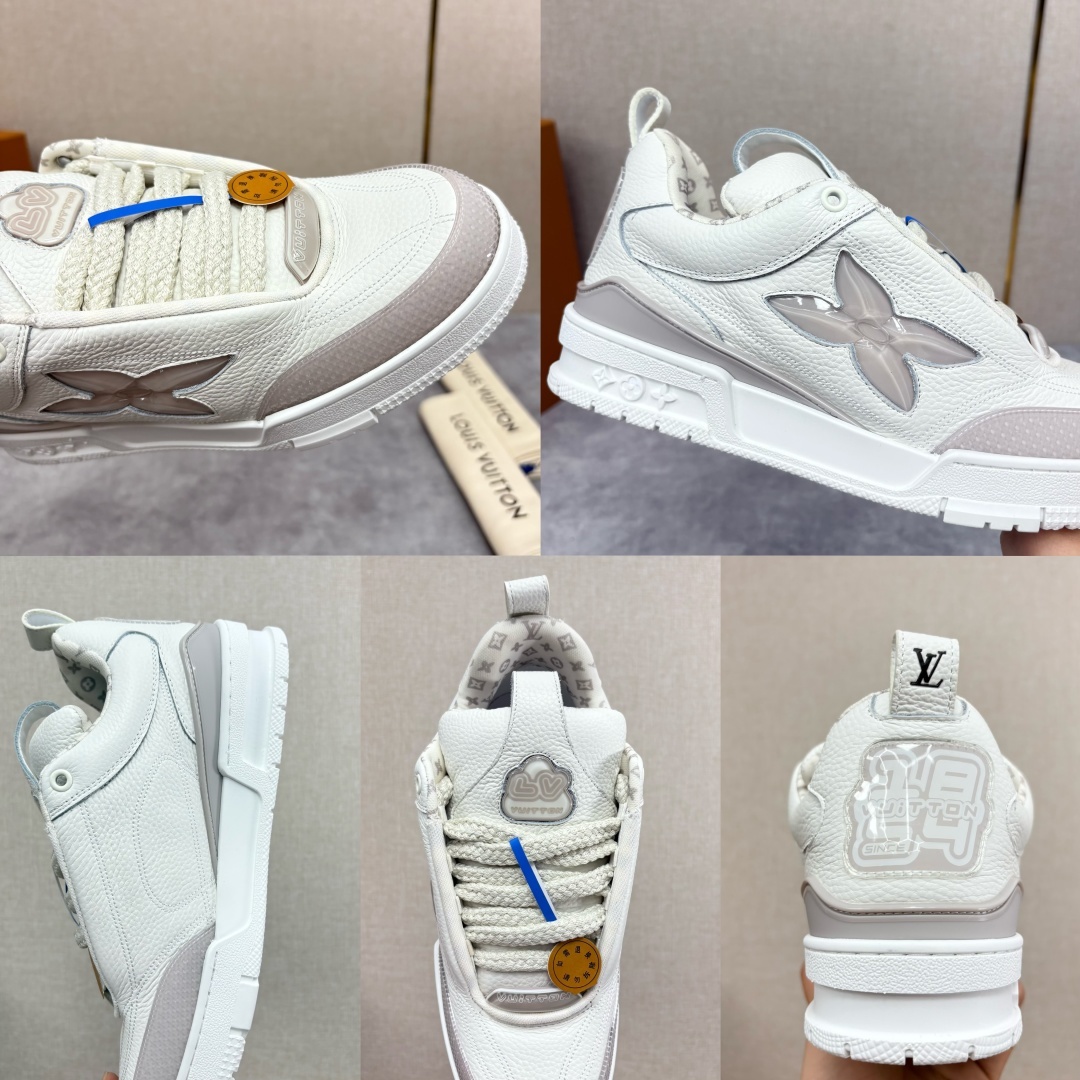 💋💍L家新品 SKATE 复古运动鞋面包鞋 官方 11,100 本款 L*V Skate 运动鞋