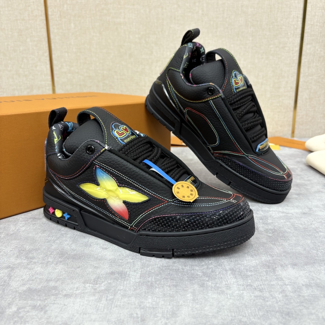 💋💍L家新品 SKATE 复古运动鞋面包鞋 官方 11,100 本款 L*V Skate 运动鞋