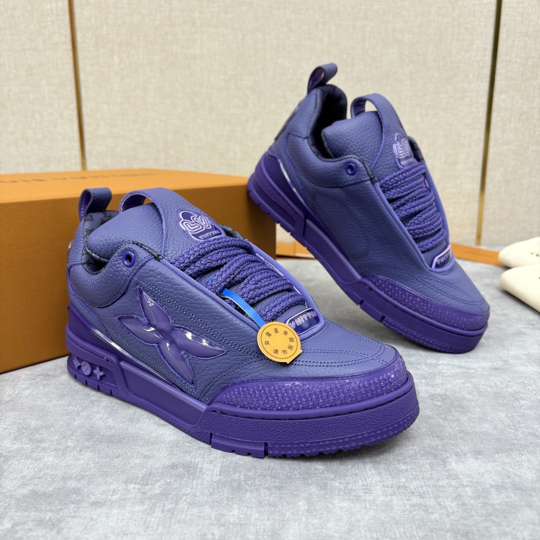 💋💍L家新品 SKATE 复古运动鞋面包鞋 官方 11,100 本款 L*V Skate 运动鞋