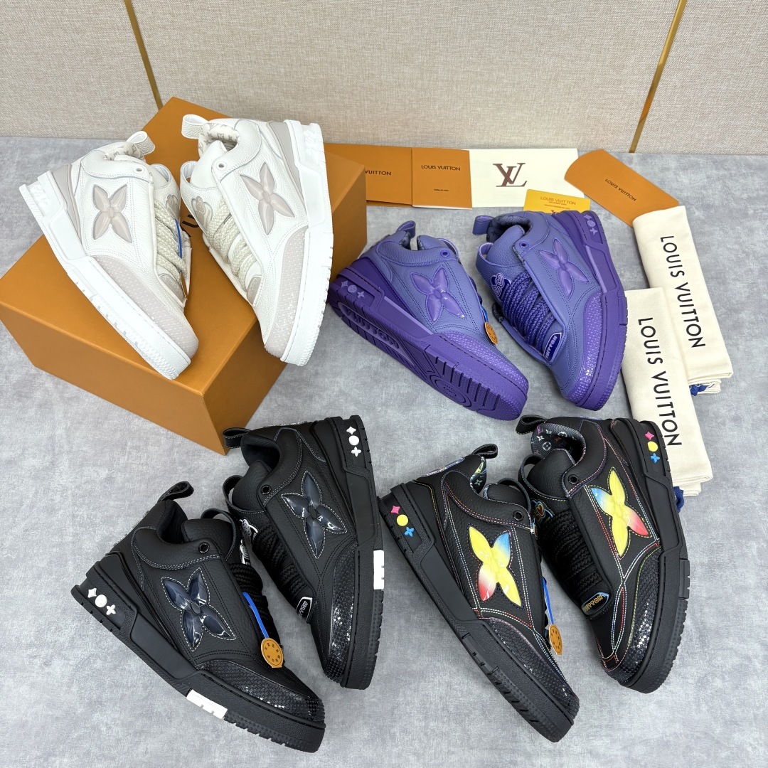 💋💍L家新品 SKATE 复古运动鞋面包鞋 官方 11,100 本款 L*V Skate 运动鞋