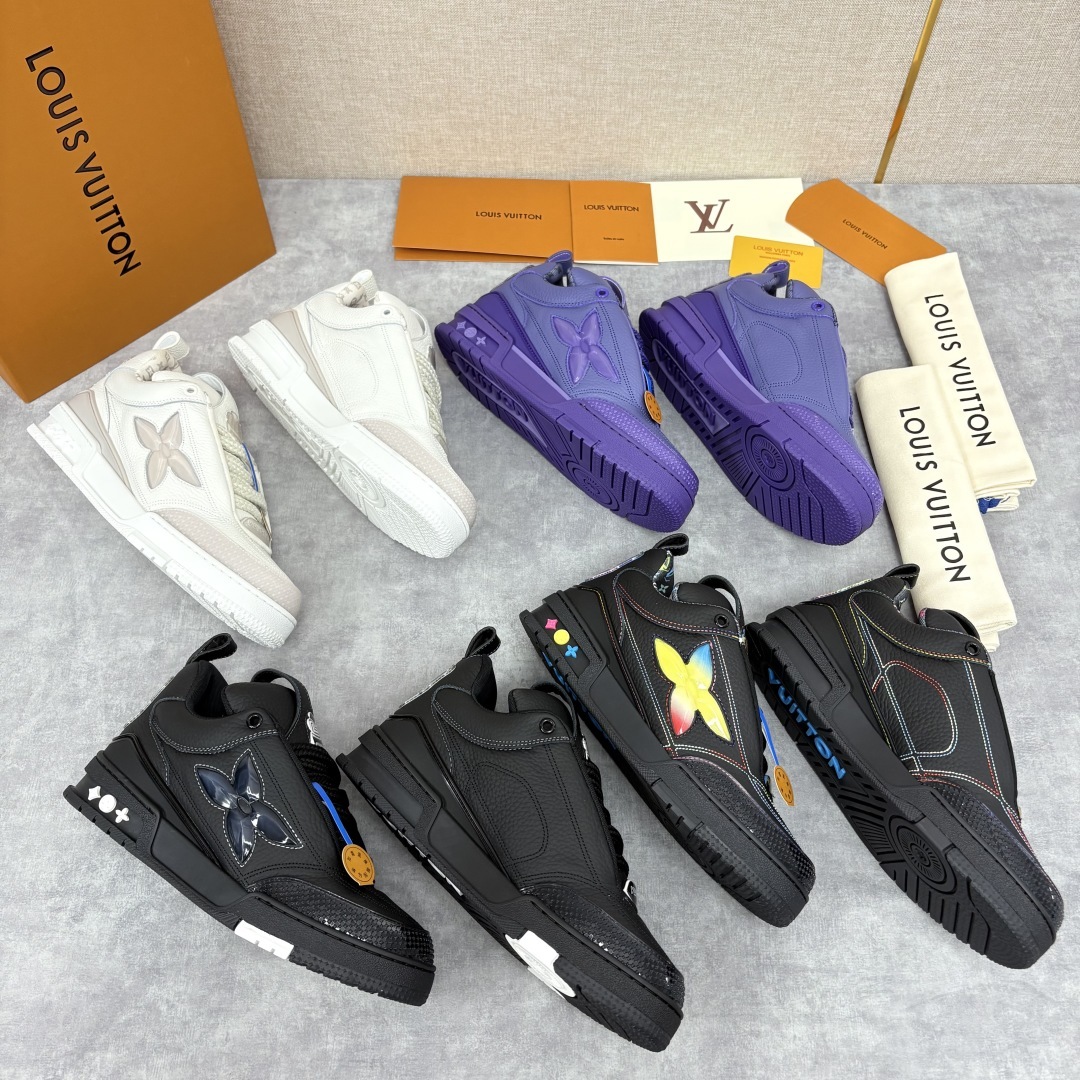 💋💍L家新品 SKATE 复古运动鞋面包鞋 官方 11,100 本款 L*V Skate 运动鞋