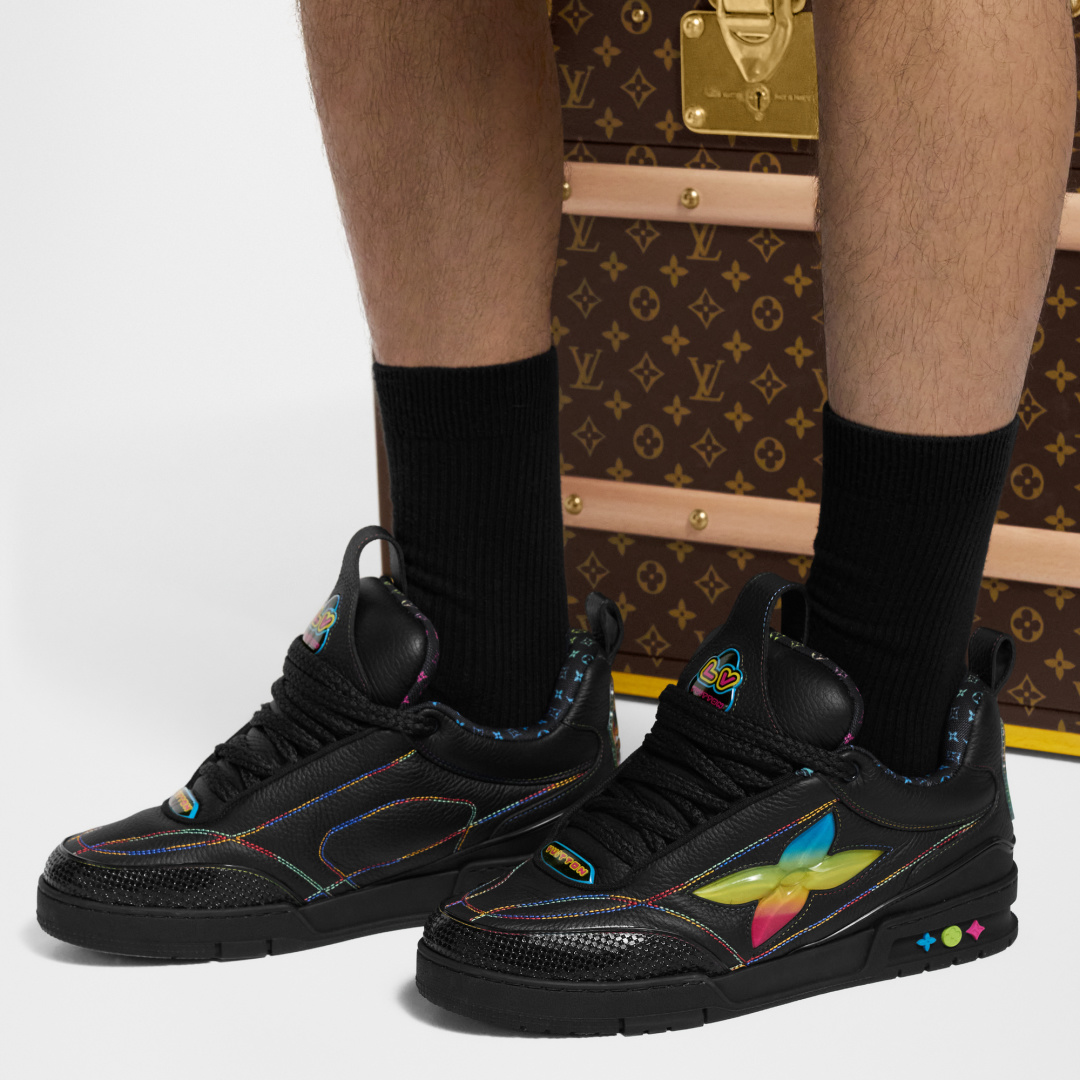 💋💍L家新品 SKATE 复古运动鞋面包鞋 官方 11,100 本款 L*V Skate 运动鞋