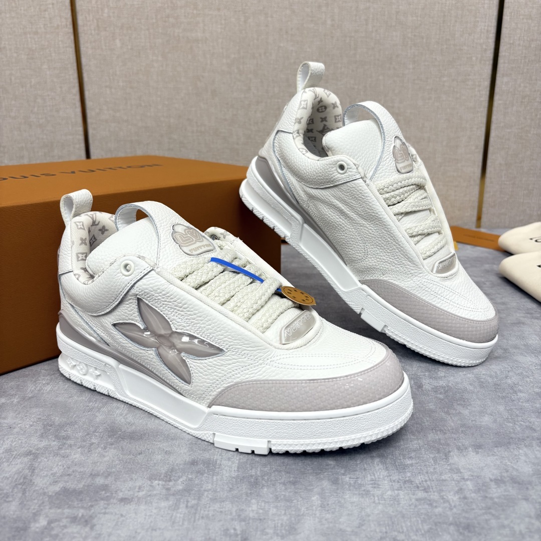 💋💍L家新品 SKATE 复古运动鞋面包鞋 官方 11,100 本款 L*V Skate 运动鞋
