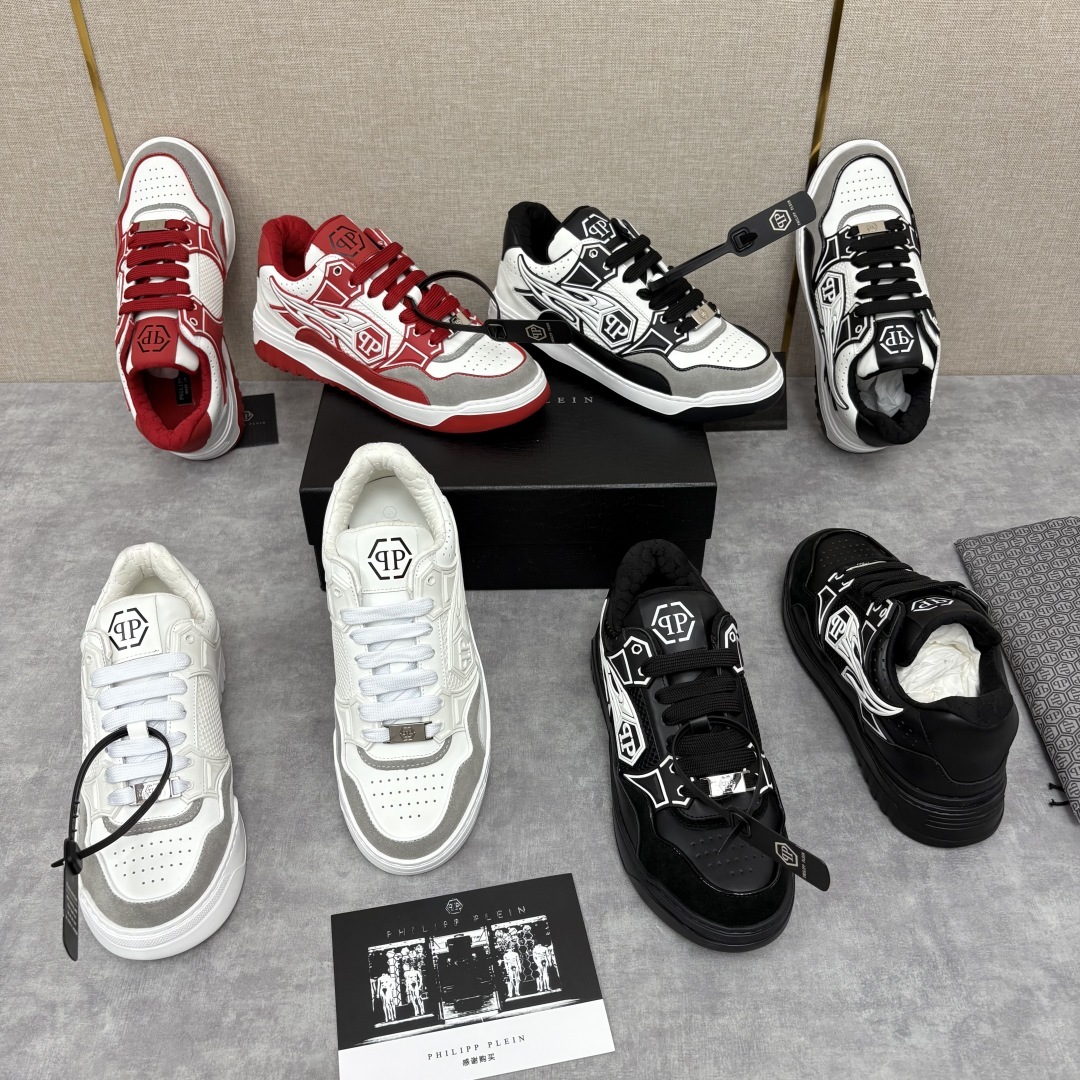 💋💍PP家新品 Philip* Plei* 菲利普-普莱茵 Moon Walker 低帮休闲运