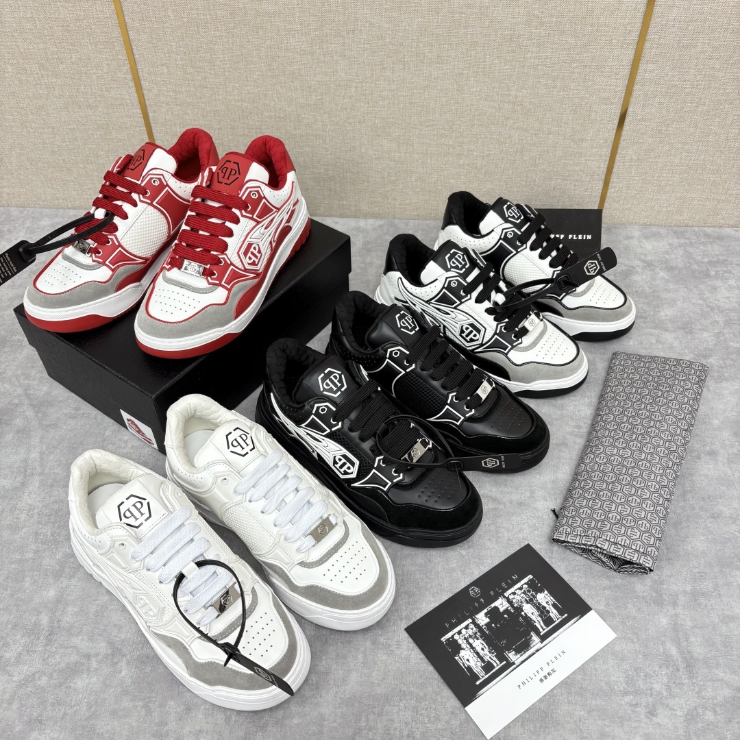 💋💍PP家新品 Philip* Plei* 菲利普-普莱茵 Moon Walker 低帮休闲运