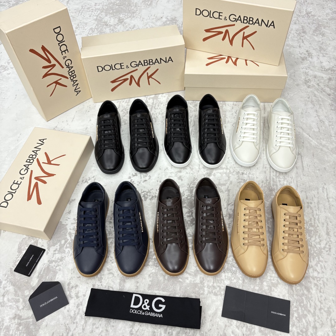 💋💍D &G  杜嘉-班纳（Dolce & Gabban*）Saint Tropez 低帮运动鞋 log