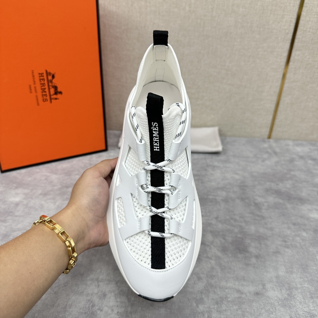 💋💍H家新品  Hermè* 爱马-仕  Katana男士运动鞋  官方 11,500  采用飞织面料+