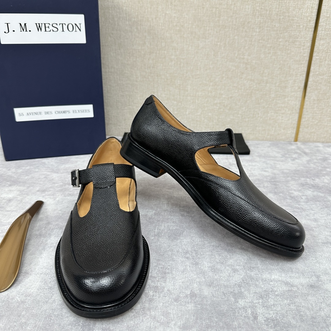 💋💍J.M.Westo*n 威士-顿 品牌经典 180 系列乐福鞋皮鞋 法国顶级皮鞋品牌