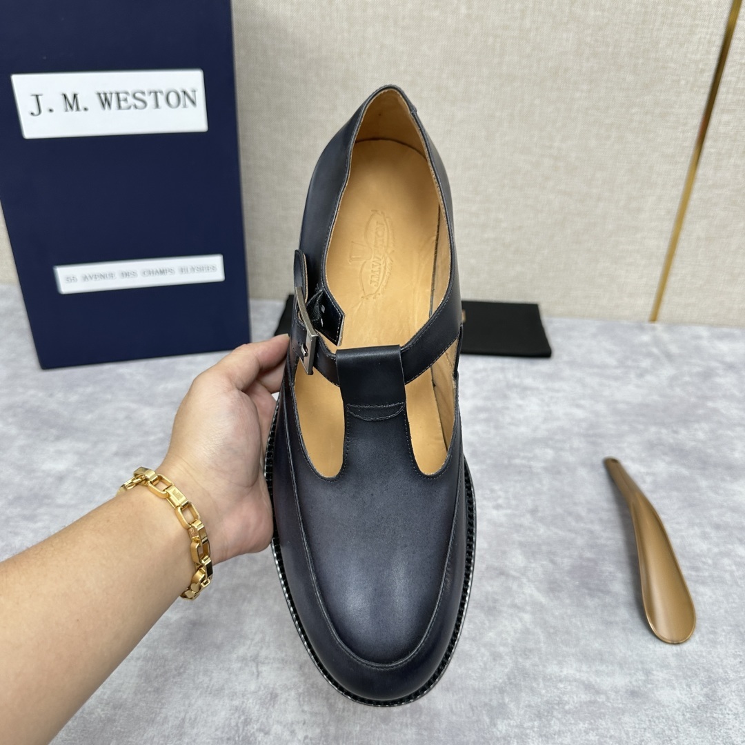 💋💍J.M.Westo*n 威士-顿 品牌经典 180 系列乐福鞋皮鞋 法国顶级皮鞋品牌