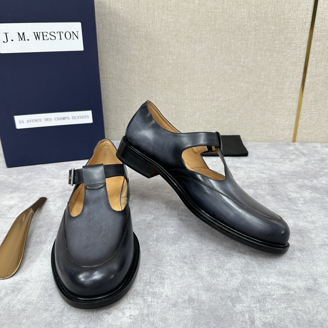 💋💍J.M.Westo*n 威士-顿 品牌经典 180 系列乐福鞋皮鞋 法国顶级皮鞋品牌