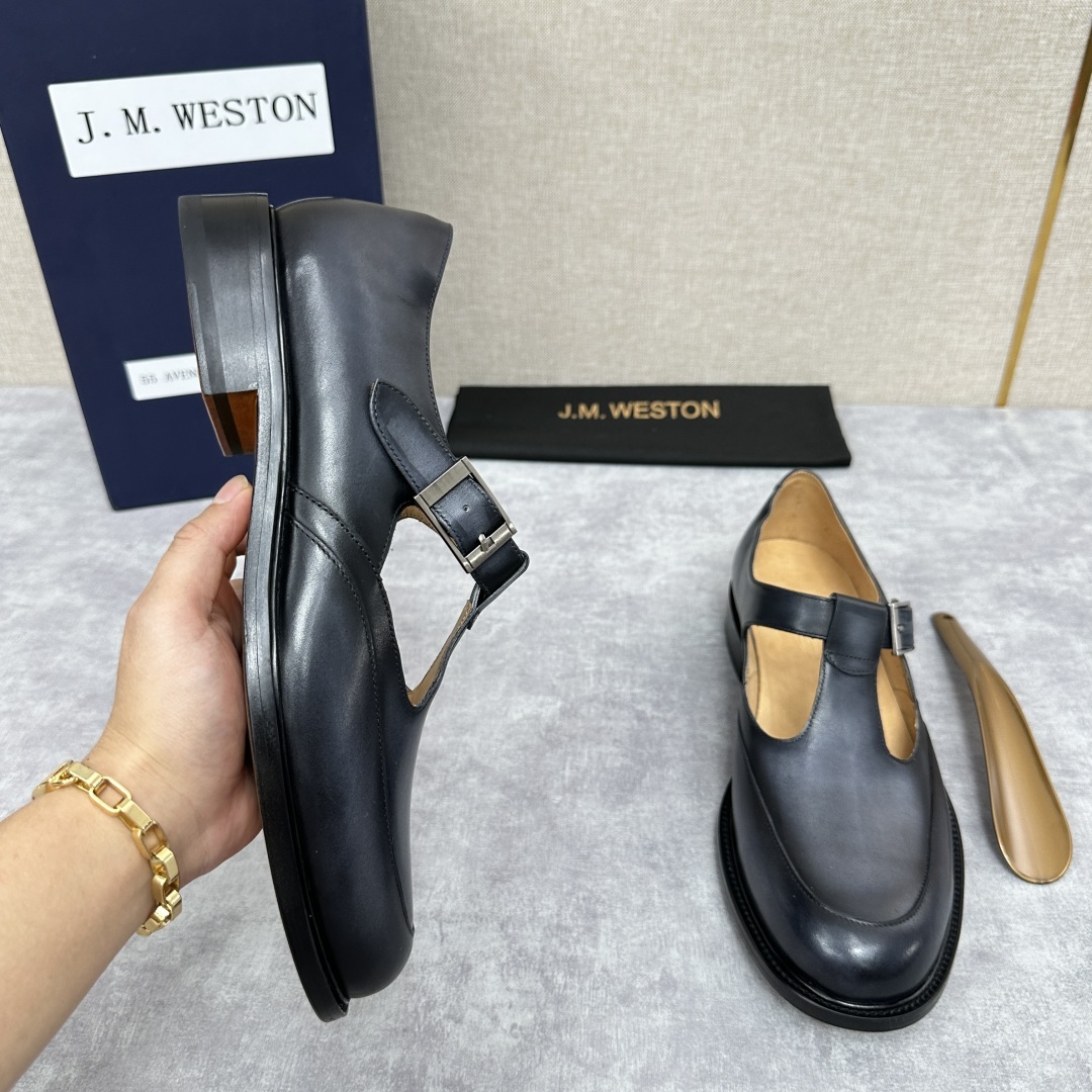 💋💍J.M.Westo*n 威士-顿 品牌经典 180 系列乐福鞋皮鞋 法国顶级皮鞋品牌