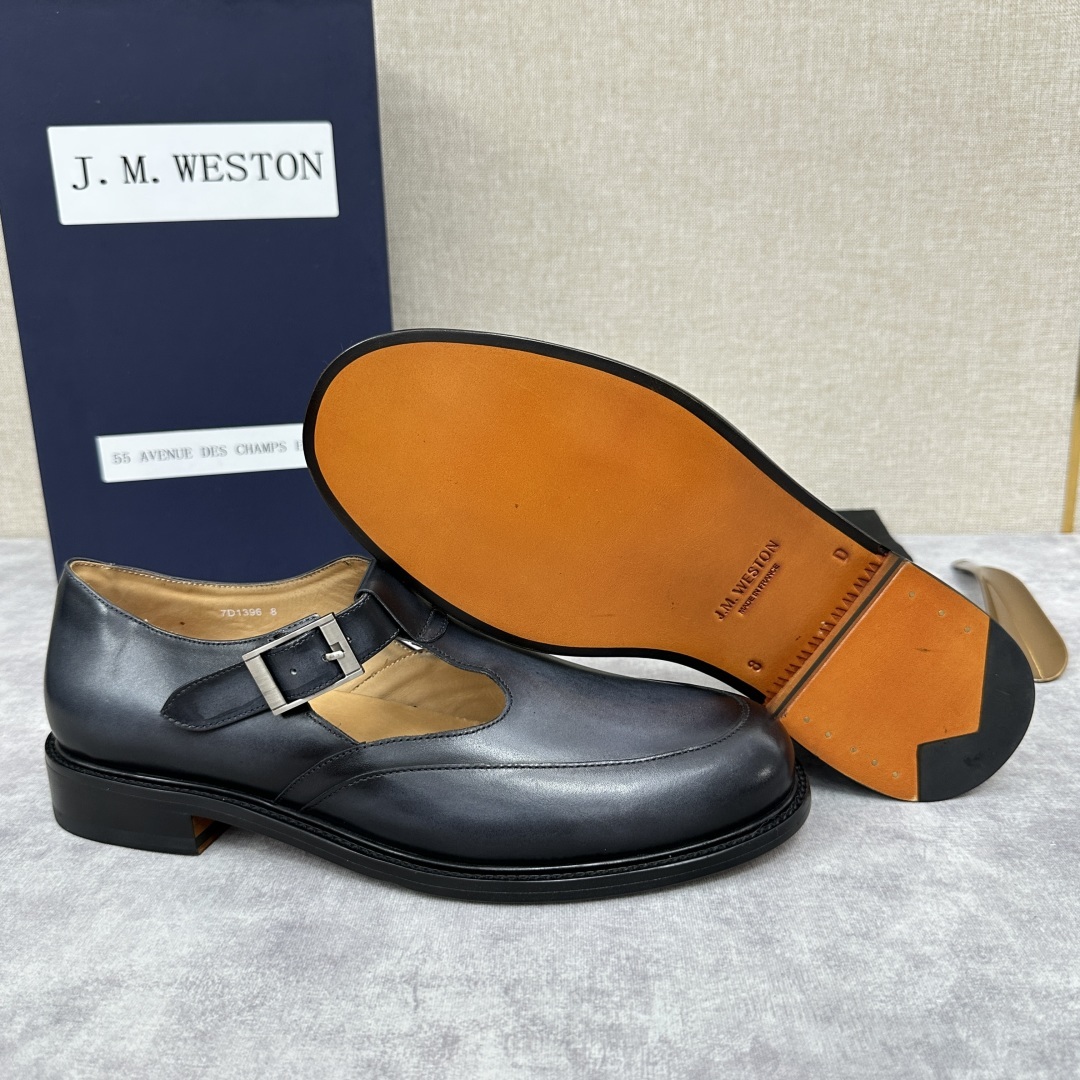 💋💍J.M.Westo*n 威士-顿 品牌经典 180 系列乐福鞋皮鞋 法国顶级皮鞋品牌