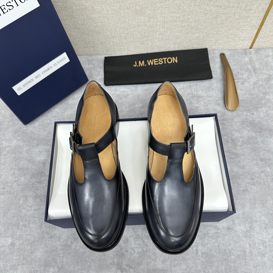 💋💍J.M.Westo*n 威士-顿 品牌经典 180 系列乐福鞋皮鞋 法国顶级皮鞋品牌