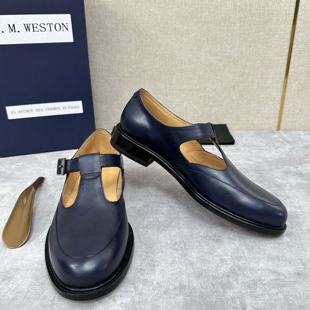 💋💍J.M.Westo*n 威士-顿 品牌经典 180 系列乐福鞋皮鞋 法国顶级皮鞋品牌