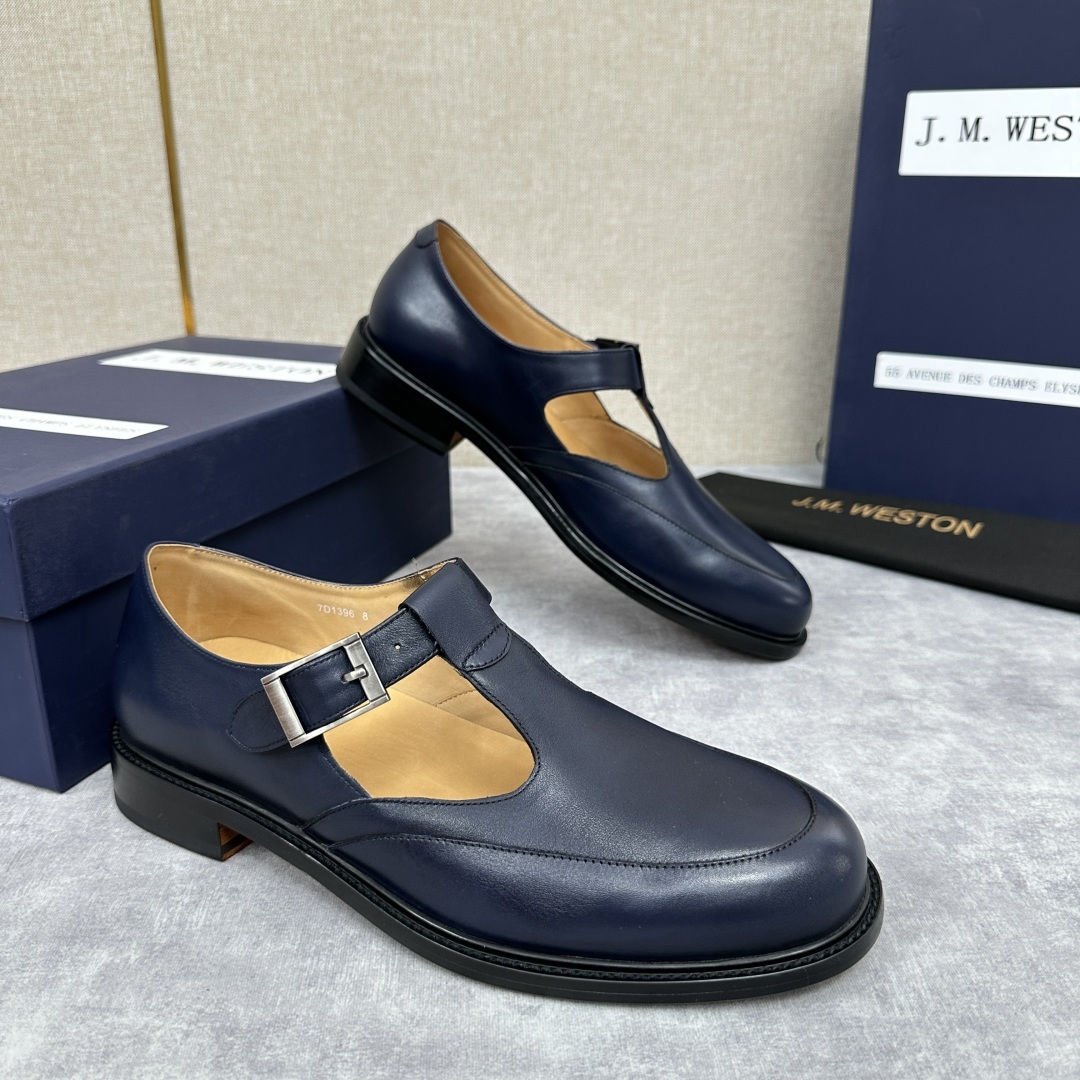 💋💍J.M.Westo*n 威士-顿 品牌经典 180 系列乐福鞋皮鞋 法国顶级皮鞋品牌