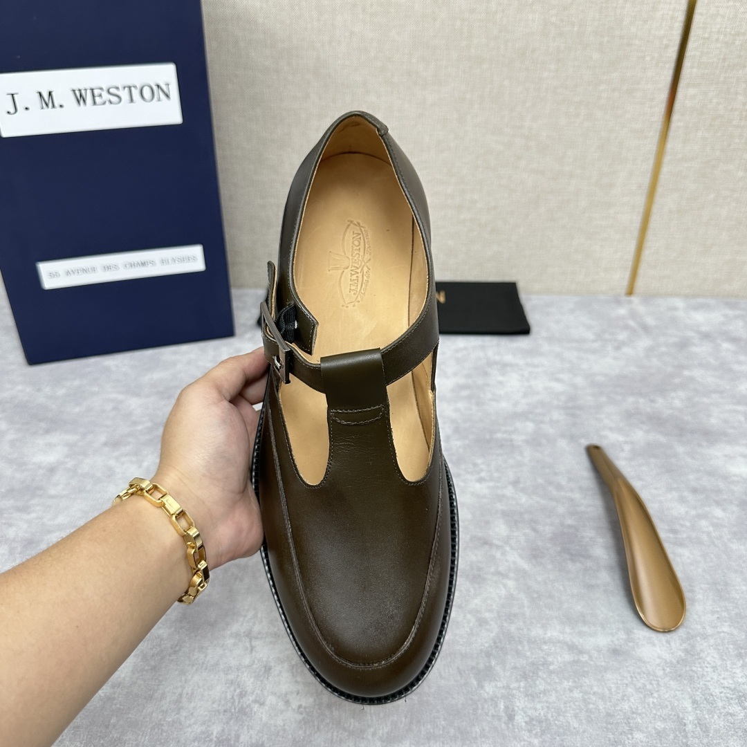 💋💍J.M.Westo*n 威士-顿 品牌经典 180 系列乐福鞋皮鞋 法国顶级皮鞋品牌