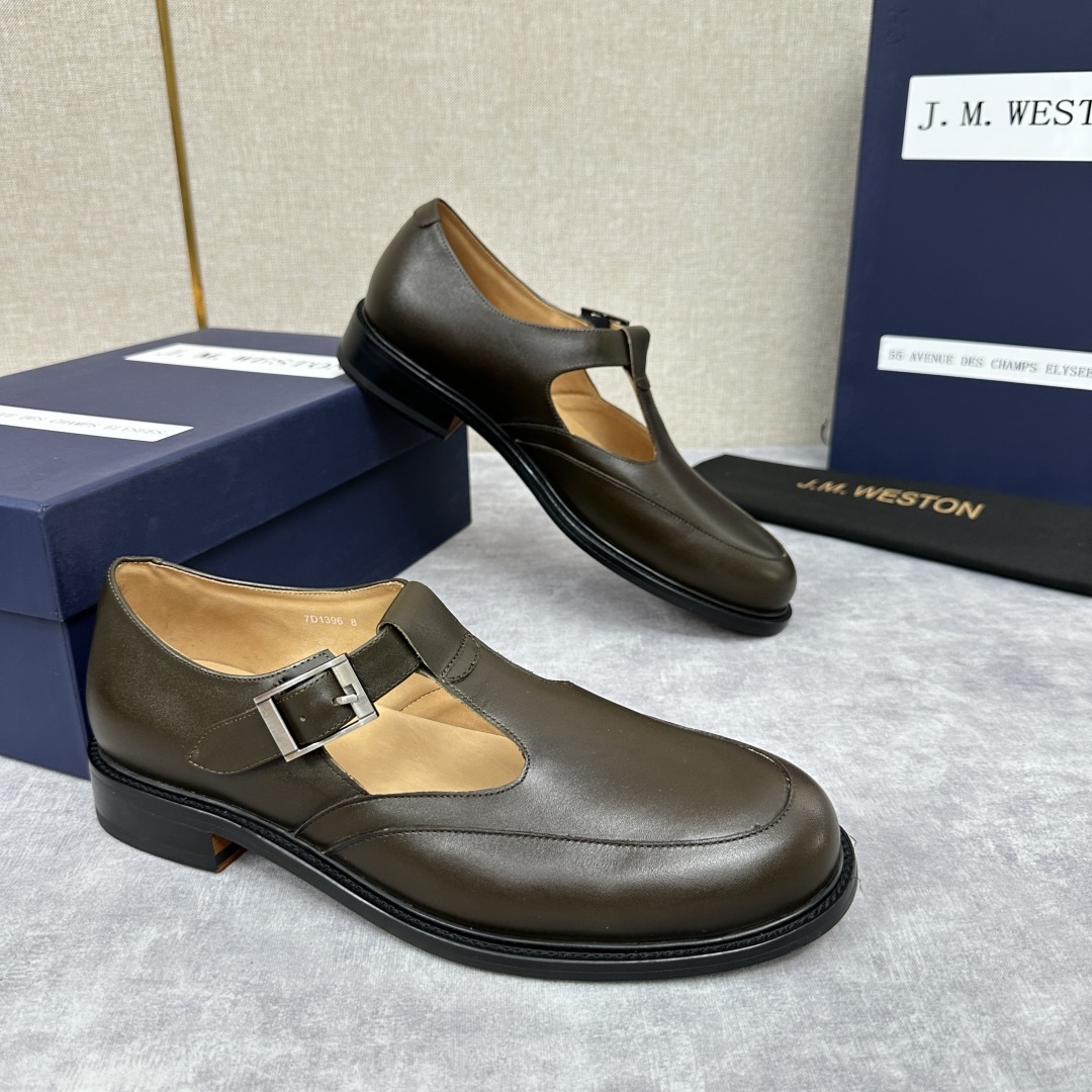 💋💍J.M.Westo*n 威士-顿 品牌经典 180 系列乐福鞋皮鞋 法国顶级皮鞋品牌
