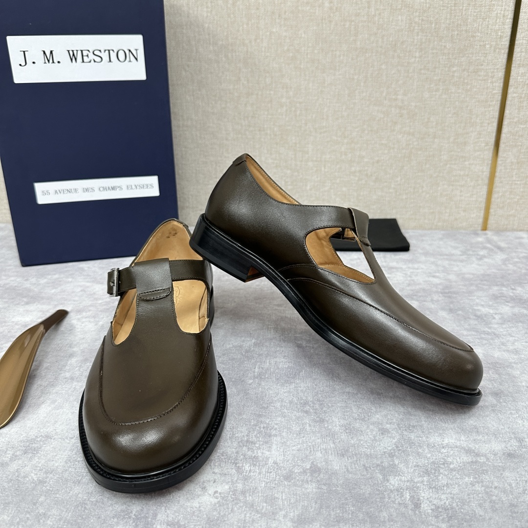 💋💍J.M.Westo*n 威士-顿 品牌经典 180 系列乐福鞋皮鞋 法国顶级皮鞋品牌
