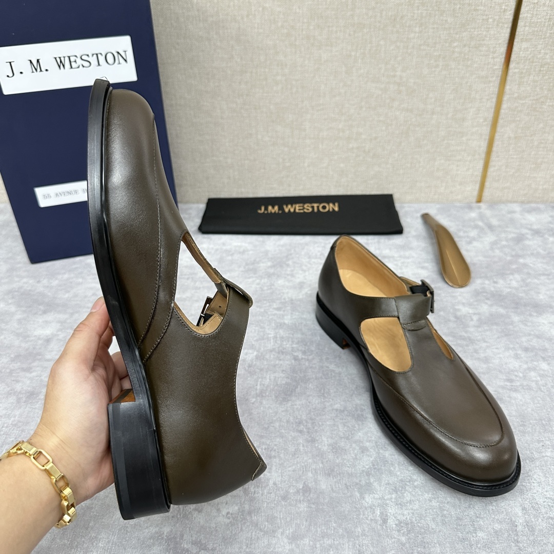 💋💍J.M.Westo*n 威士-顿 品牌经典 180 系列乐福鞋皮鞋 法国顶级皮鞋品牌