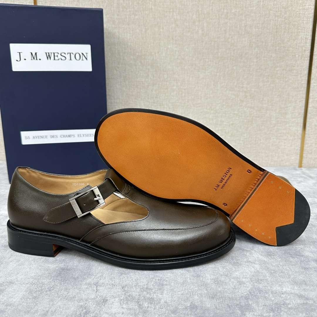 💋💍J.M.Westo*n 威士-顿 品牌经典 180 系列乐福鞋皮鞋 法国顶级皮鞋品牌