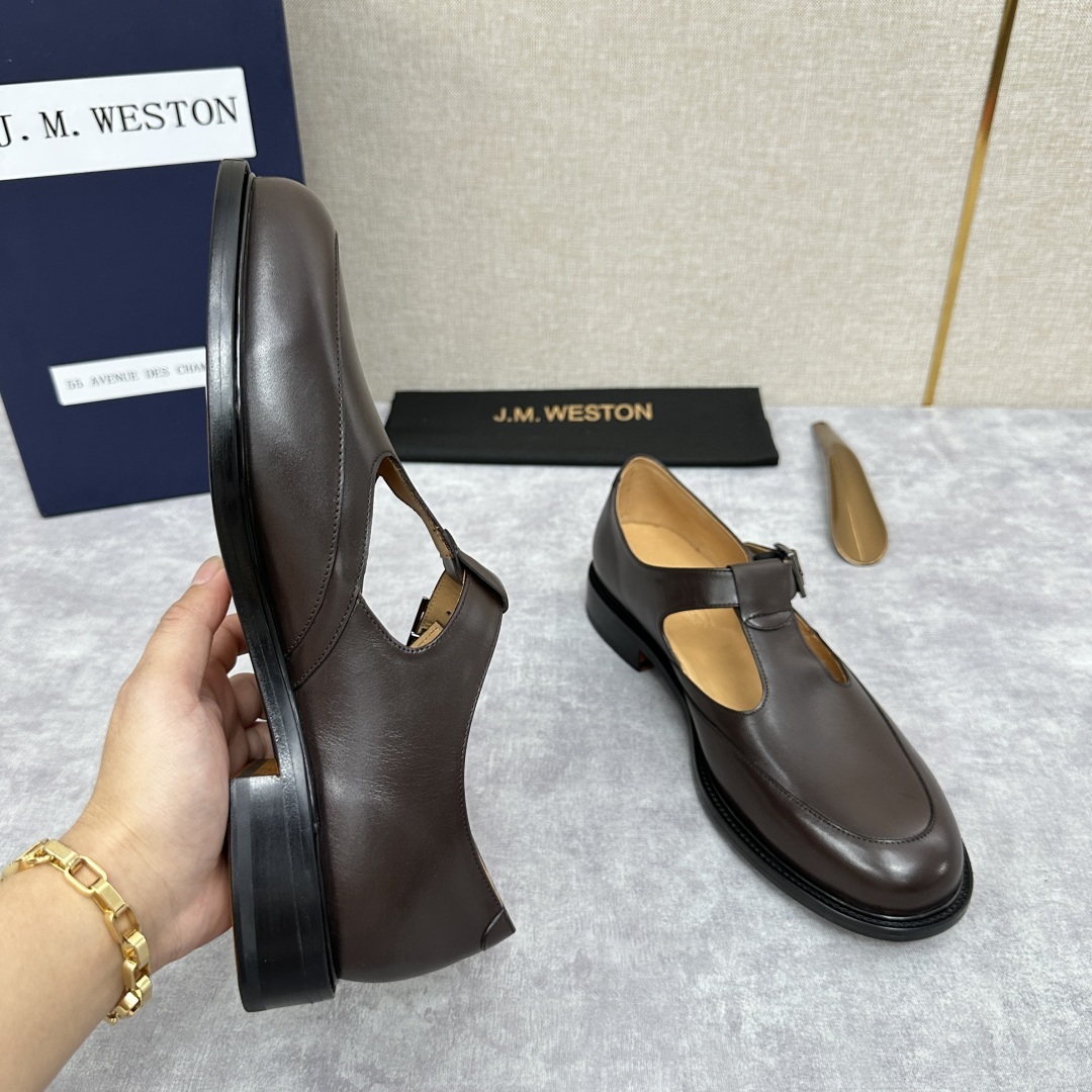 💋💍J.M.Westo*n 威士-顿 品牌经典 180 系列乐福鞋皮鞋 法国顶级皮鞋品牌