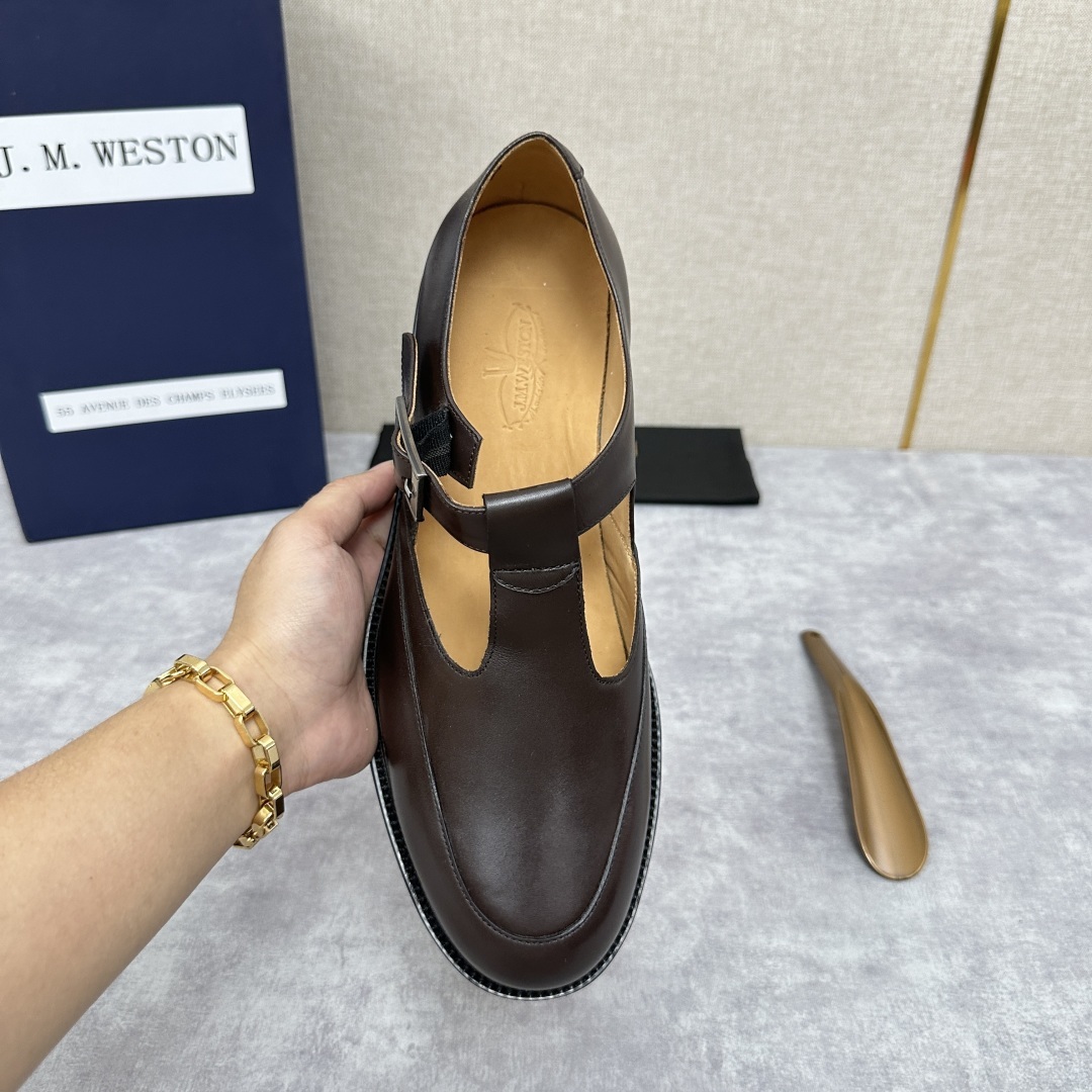 💋💍J.M.Westo*n 威士-顿 品牌经典 180 系列乐福鞋皮鞋 法国顶级皮鞋品牌
