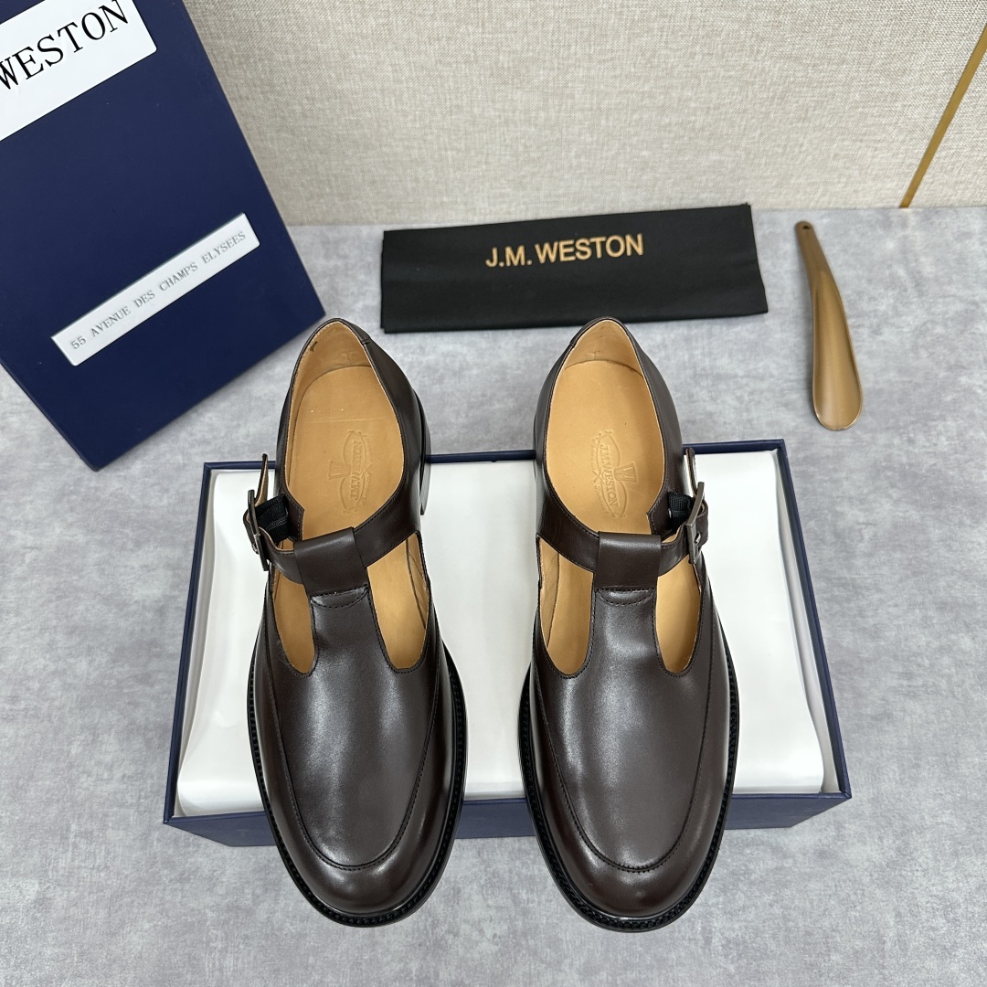 💋💍J.M.Westo*n 威士-顿 品牌经典 180 系列乐福鞋皮鞋 法国顶级皮鞋品牌