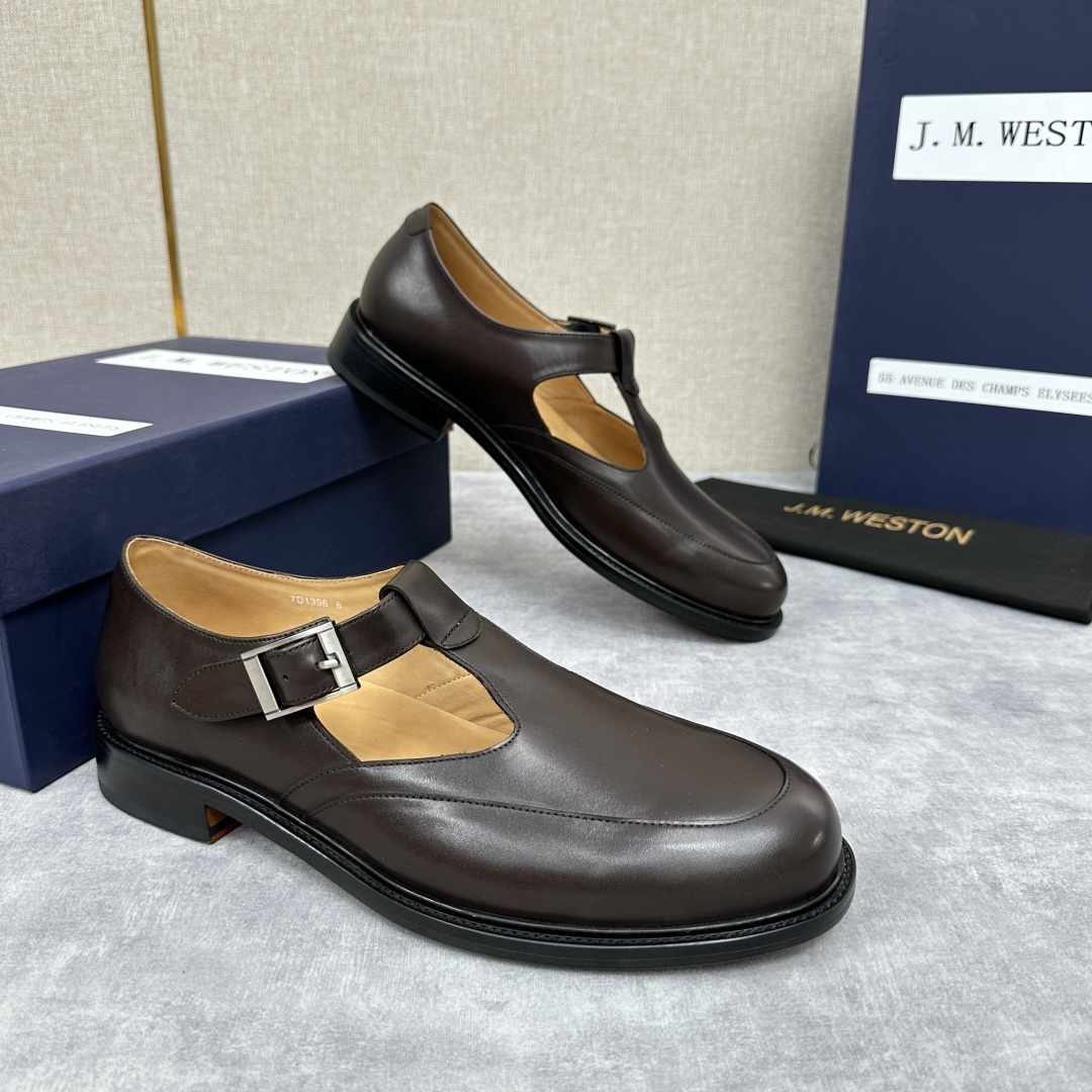 💋💍J.M.Westo*n 威士-顿 品牌经典 180 系列乐福鞋皮鞋 法国顶级皮鞋品牌