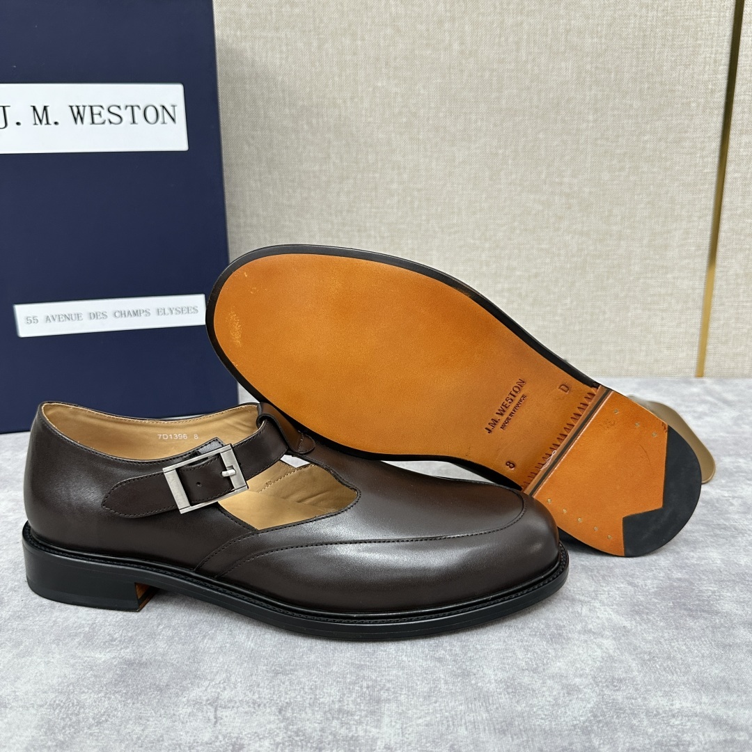 💋💍J.M.Westo*n 威士-顿 品牌经典 180 系列乐福鞋皮鞋 法国顶级皮鞋品牌