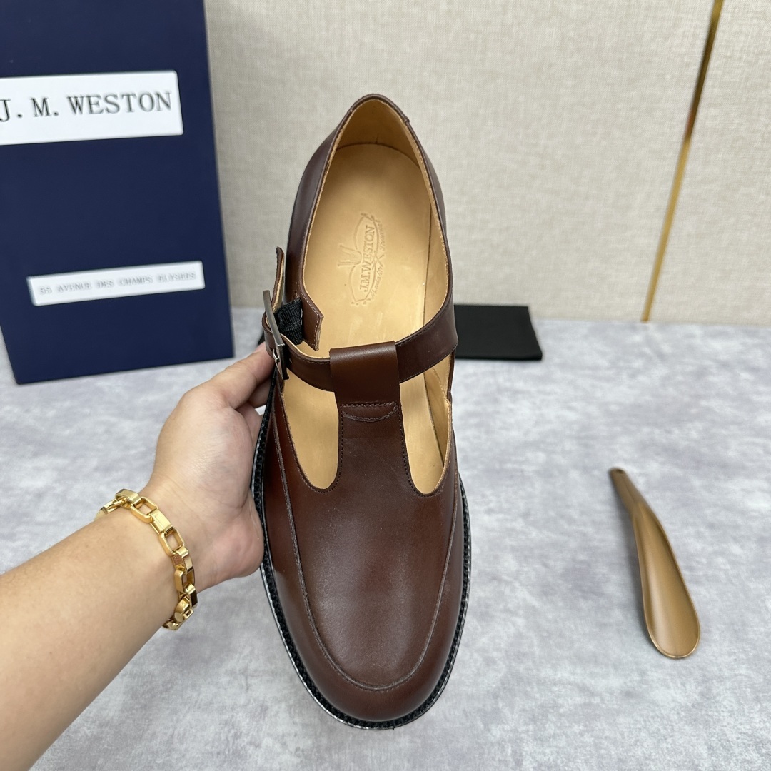 💋💍J.M.Westo*n 威士-顿 品牌经典 180 系列乐福鞋皮鞋 法国顶级皮鞋品牌