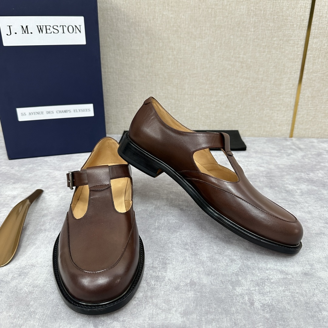 💋💍J.M.Westo*n 威士-顿 品牌经典 180 系列乐福鞋皮鞋 法国顶级皮鞋品牌
