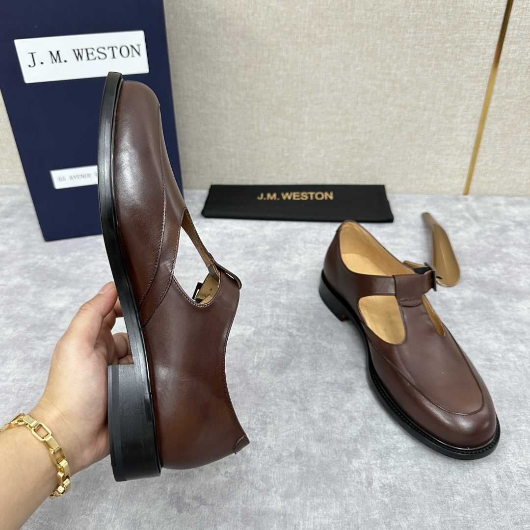 💋💍J.M.Westo*n 威士-顿 品牌经典 180 系列乐福鞋皮鞋 法国顶级皮鞋品牌