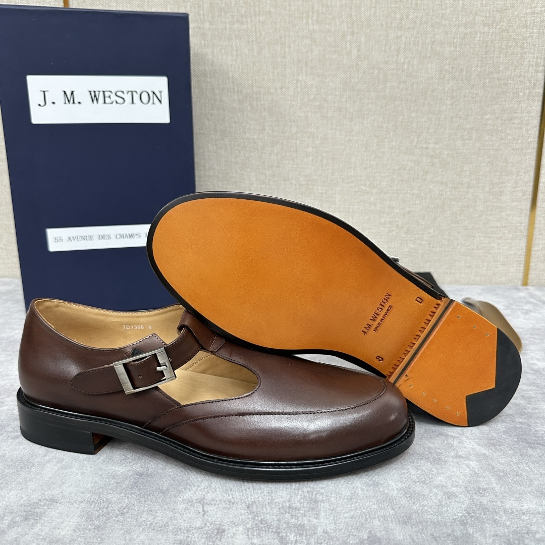 💋💍J.M.Westo*n 威士-顿 品牌经典 180 系列乐福鞋皮鞋 法国顶级皮鞋品牌