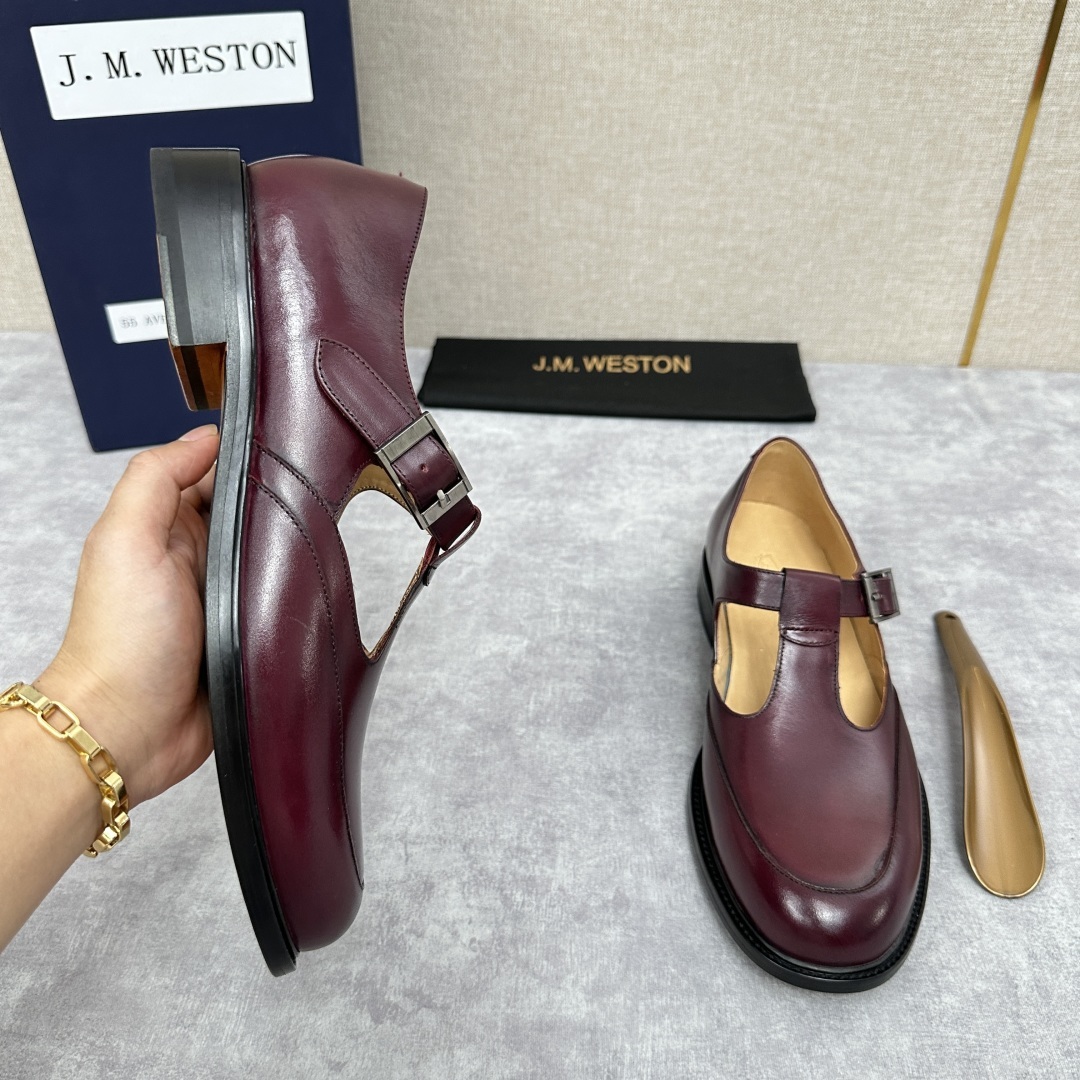 💋💍J.M.Westo*n 威士-顿 品牌经典 180 系列乐福鞋皮鞋 法国顶级皮鞋品牌