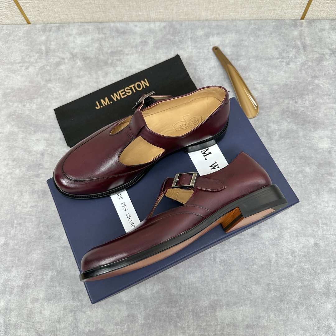 💋💍J.M.Westo*n 威士-顿 品牌经典 180 系列乐福鞋皮鞋 法国顶级皮鞋品牌