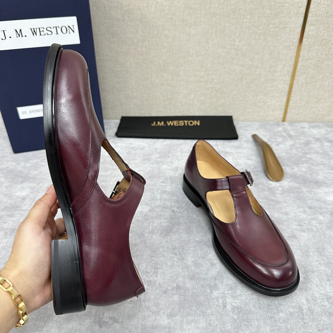💋💍J.M.Westo*n 威士-顿 品牌经典 180 系列乐福鞋皮鞋 法国顶级皮鞋品牌