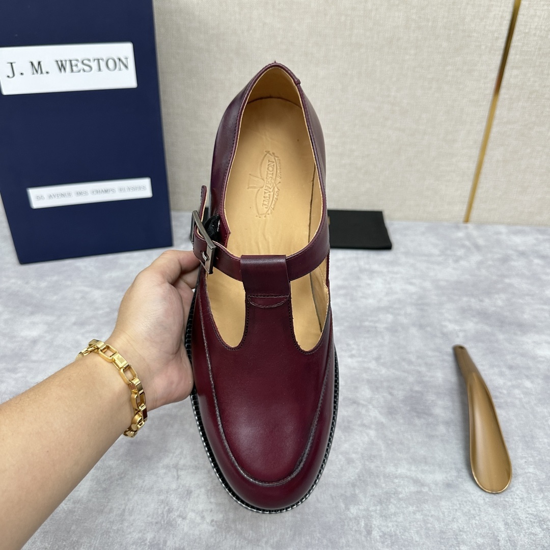 💋💍J.M.Westo*n 威士-顿 品牌经典 180 系列乐福鞋皮鞋 法国顶级皮鞋品牌