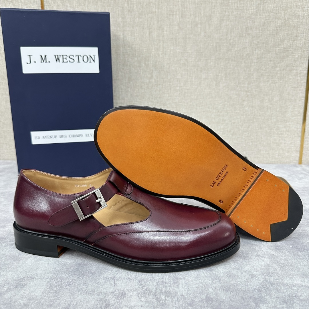 💋💍J.M.Westo*n 威士-顿 品牌经典 180 系列乐福鞋皮鞋 法国顶级皮鞋品牌