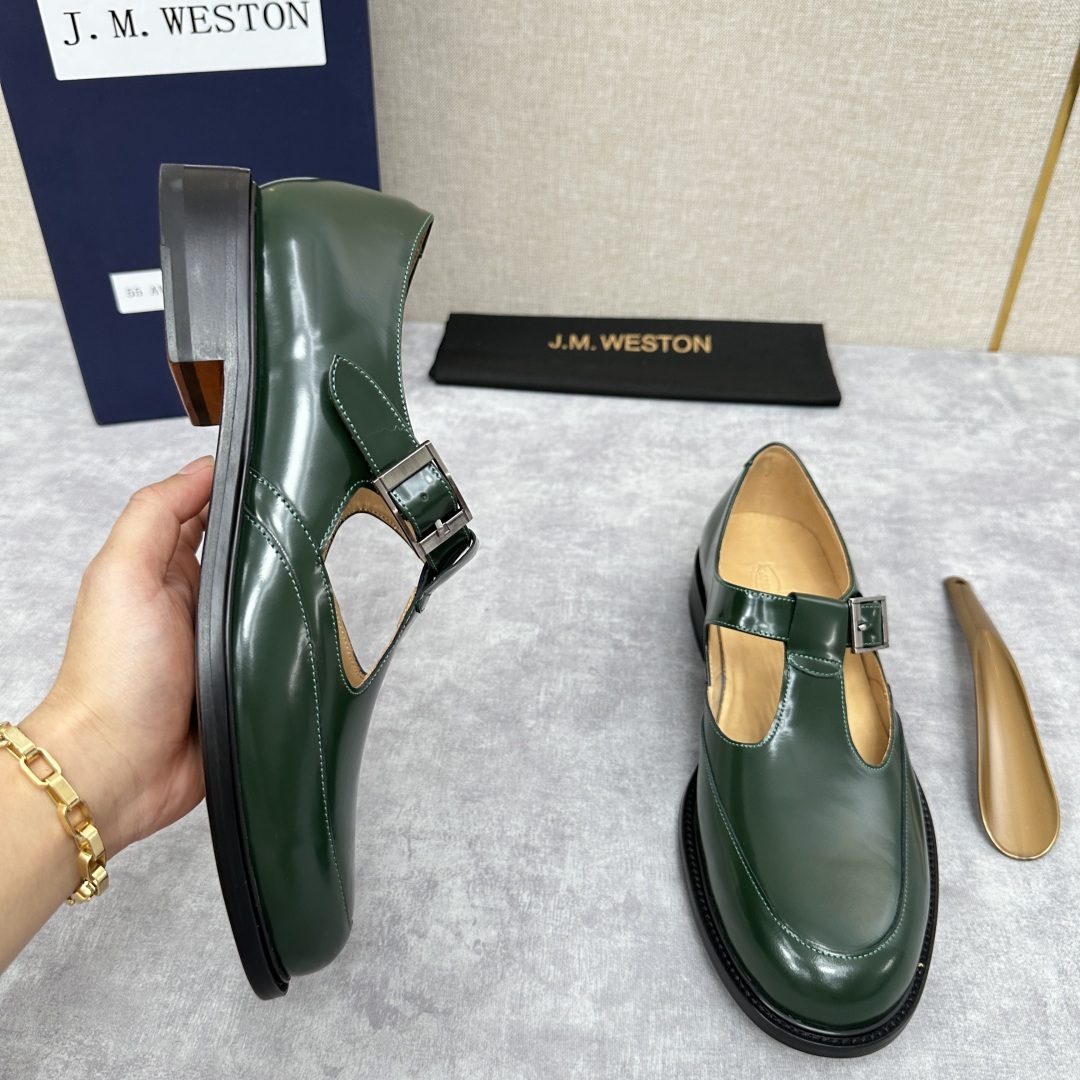 💋💍J.M.Westo*n 威士-顿 品牌经典 180 系列乐福鞋皮鞋 法国顶级皮鞋品牌