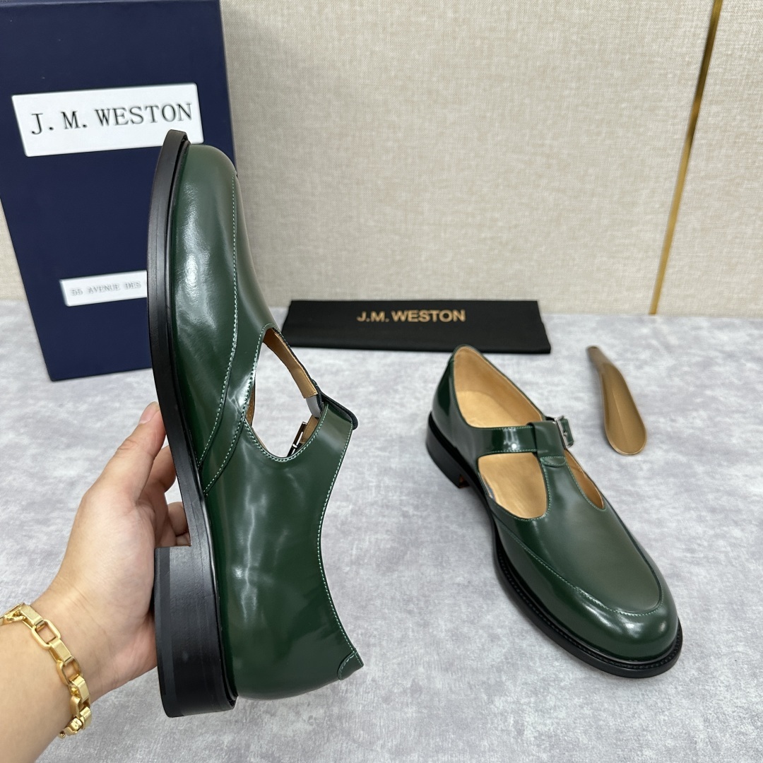 💋💍J.M.Westo*n 威士-顿 品牌经典 180 系列乐福鞋皮鞋 法国顶级皮鞋品牌