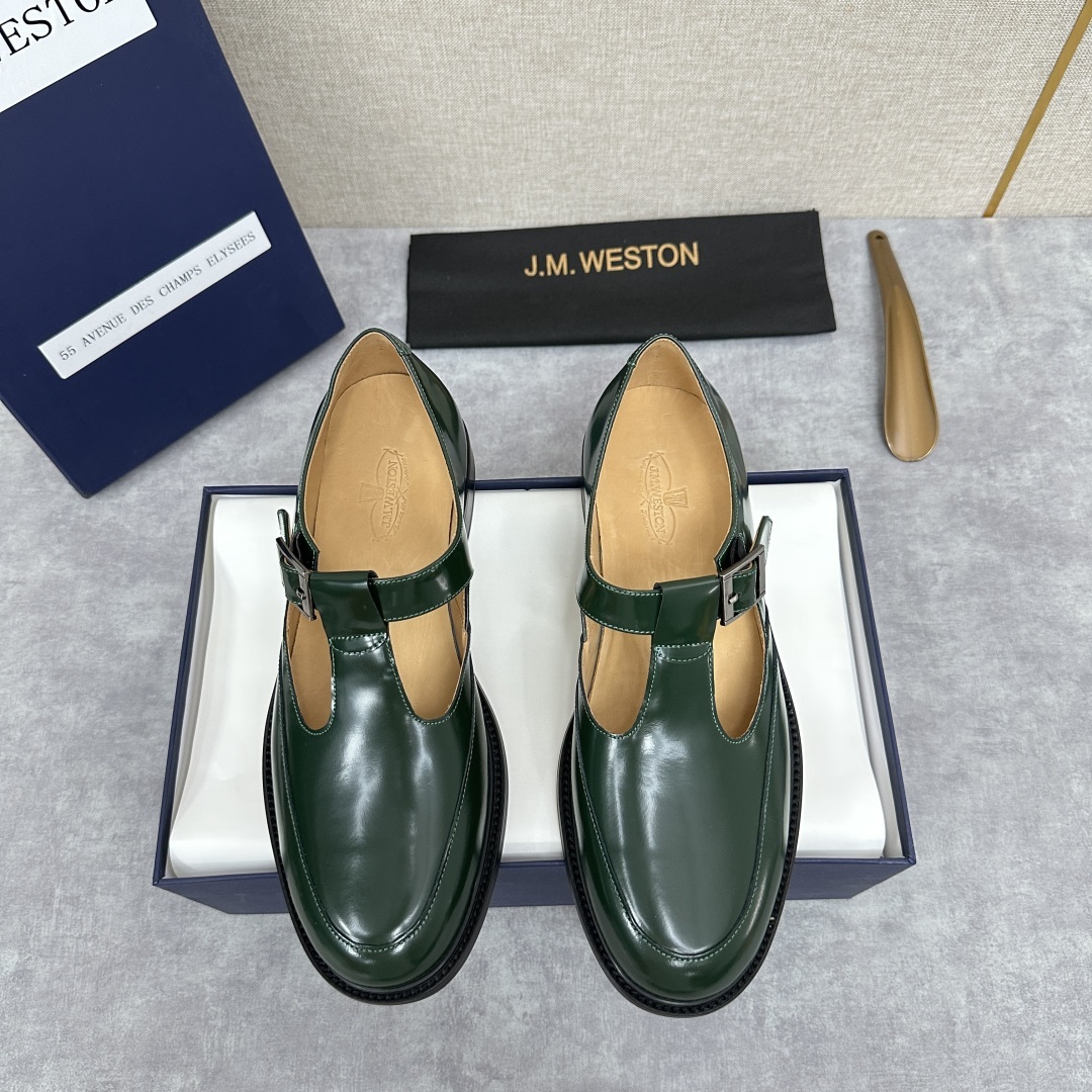 💋💍J.M.Westo*n 威士-顿 品牌经典 180 系列乐福鞋皮鞋 法国顶级皮鞋品牌