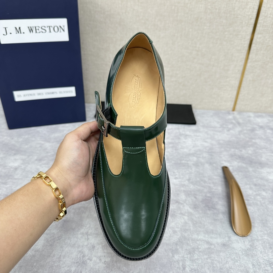 💋💍J.M.Westo*n 威士-顿 品牌经典 180 系列乐福鞋皮鞋 法国顶级皮鞋品牌