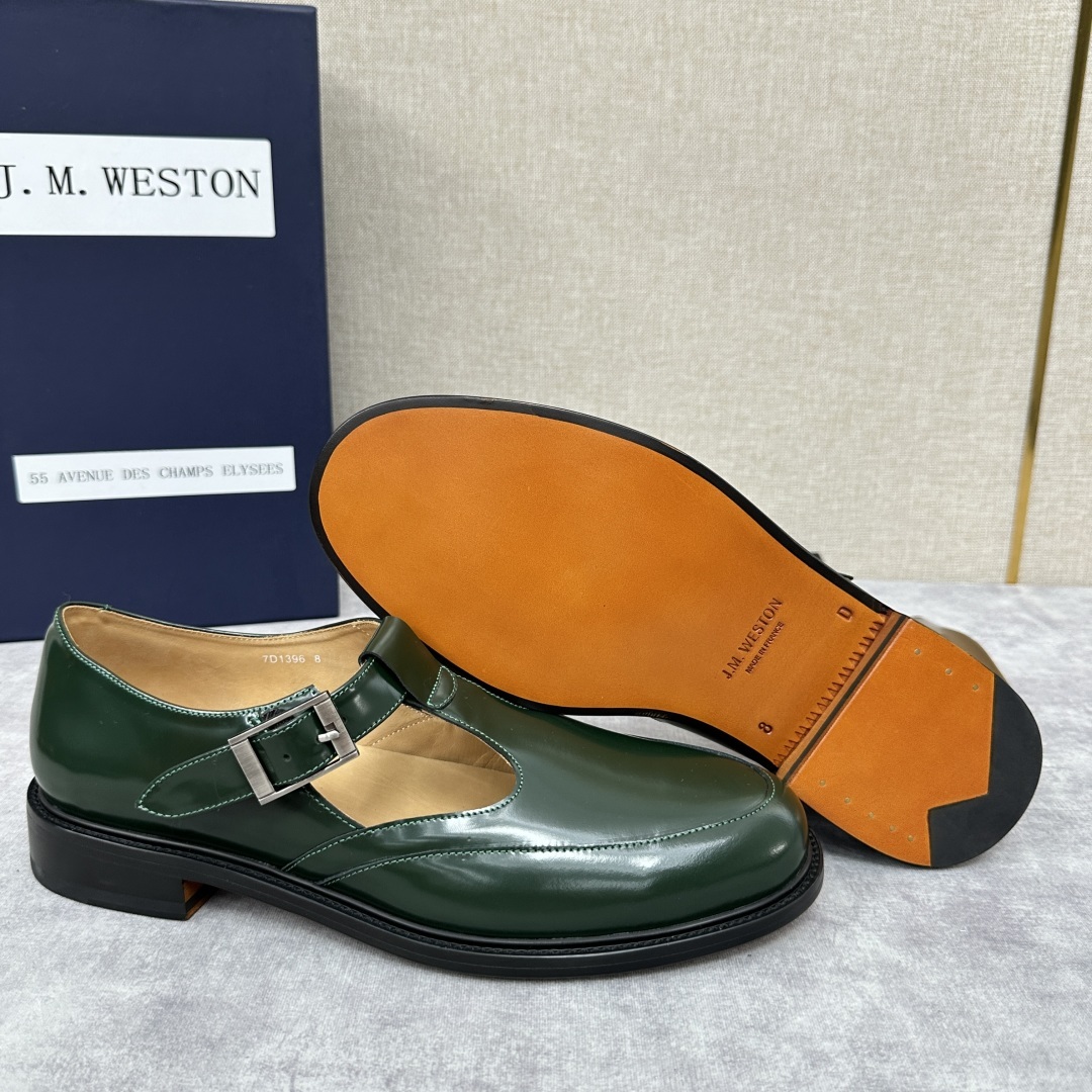 💋💍J.M.Westo*n 威士-顿 品牌经典 180 系列乐福鞋皮鞋 法国顶级皮鞋品牌