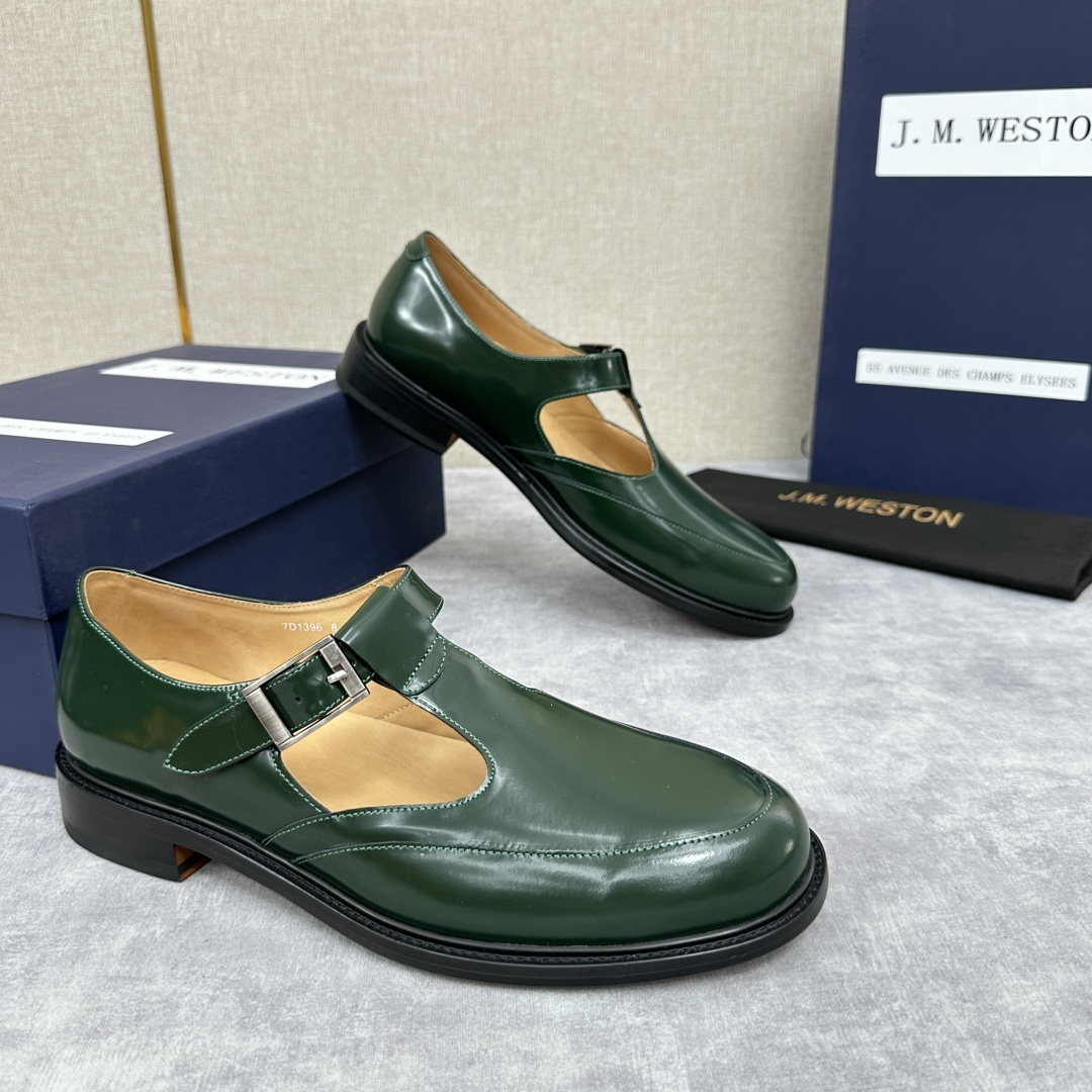 💋💍J.M.Westo*n 威士-顿 品牌经典 180 系列乐福鞋皮鞋 法国顶级皮鞋品牌