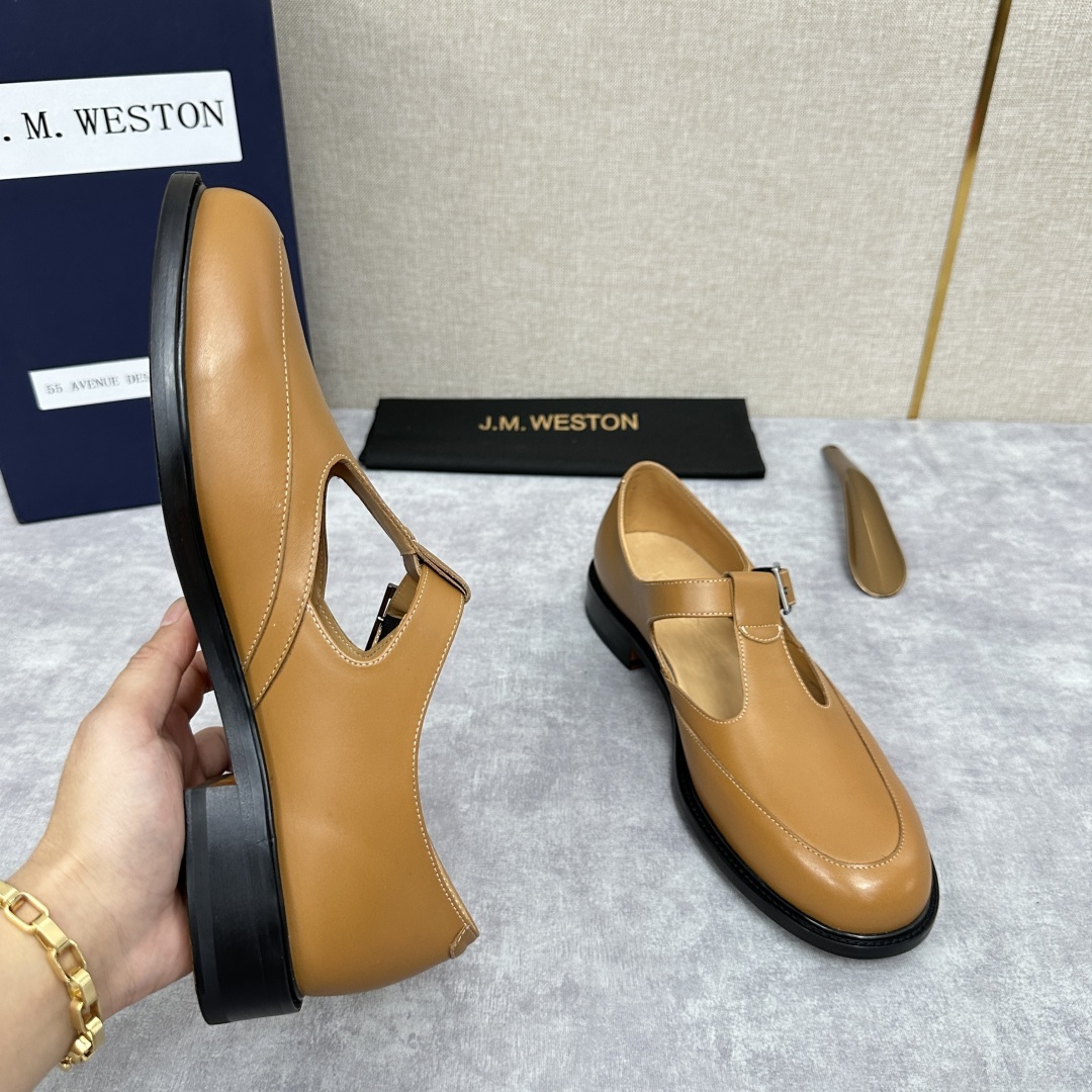 💋💍J.M.Westo*n 威士-顿 品牌经典 180 系列乐福鞋皮鞋 法国顶级皮鞋品牌