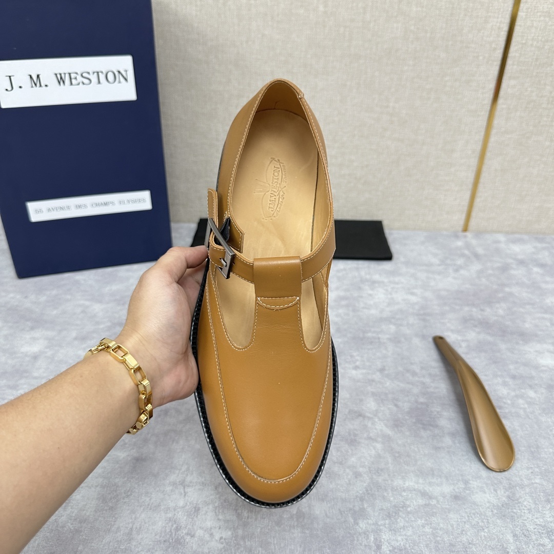 💋💍J.M.Westo*n 威士-顿 品牌经典 180 系列乐福鞋皮鞋 法国顶级皮鞋品牌
